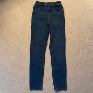 Collusion x011 Slim Mom Jeans in Dark Stone Wash